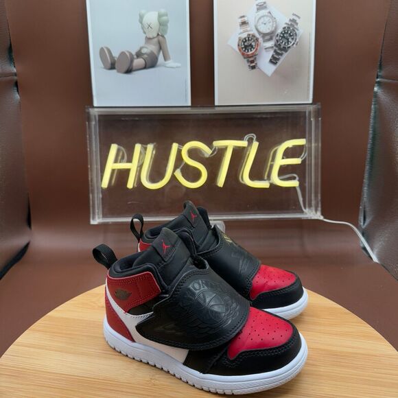 Sky Jordan 1 (TD) Sneakers Sz 9C - Picture 1 of 10